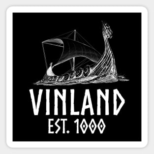 Norse Viking Longship Medieval Scandinavian History Vinland Magnet